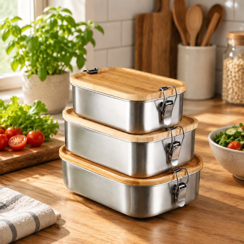 Stainless Lunch Box - Langlebige Lunchbox aus 304 Edelstahl mit