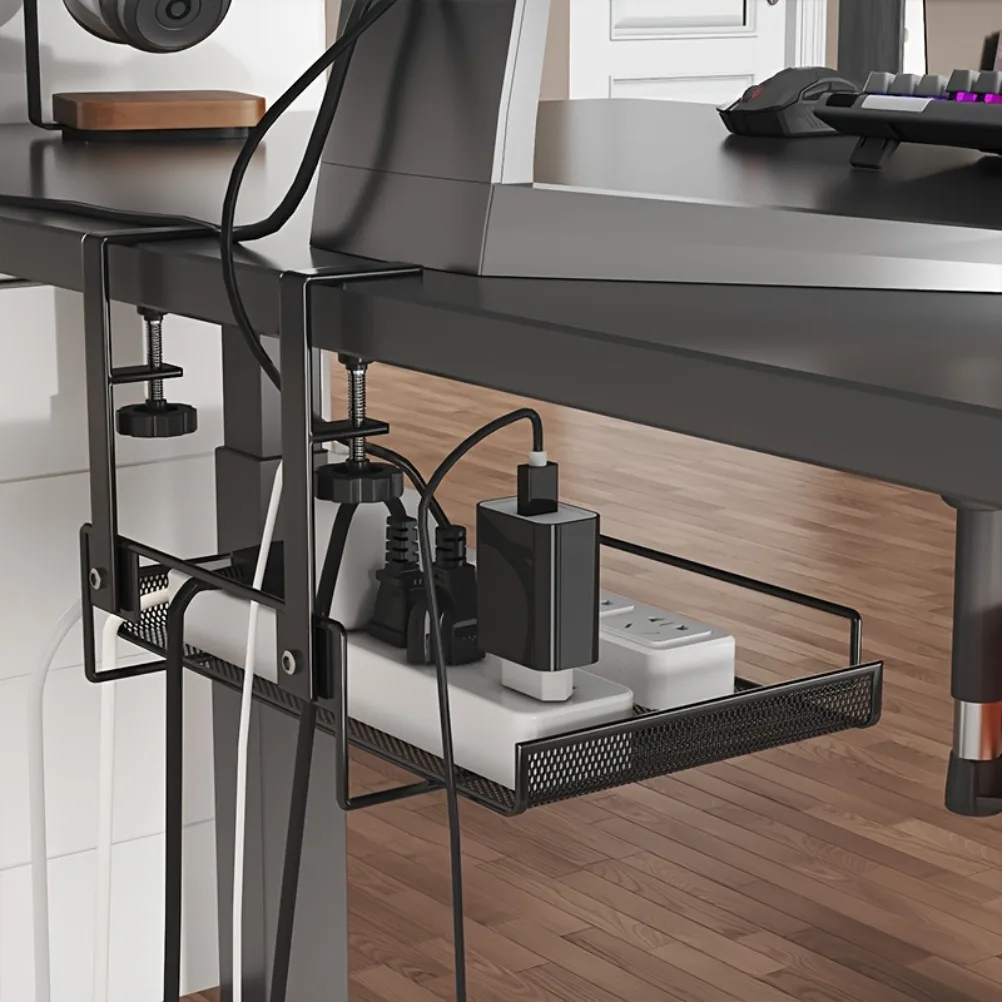 Food Storage In Room - Tischkabel-Organizer Aufbewahrungsregal Unter Computertisch WLAN-Router-Halter Nicht
