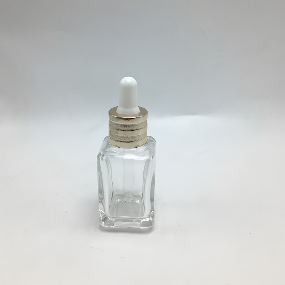 Food Storage Glass Set - 30 ml quadratische Tropfflasche, Spender für