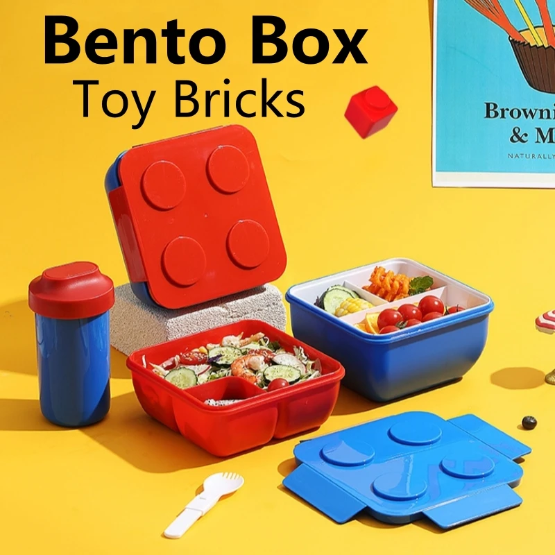 Food Storage Building - Lunch Box DIY Baustein Tragbare Modulare