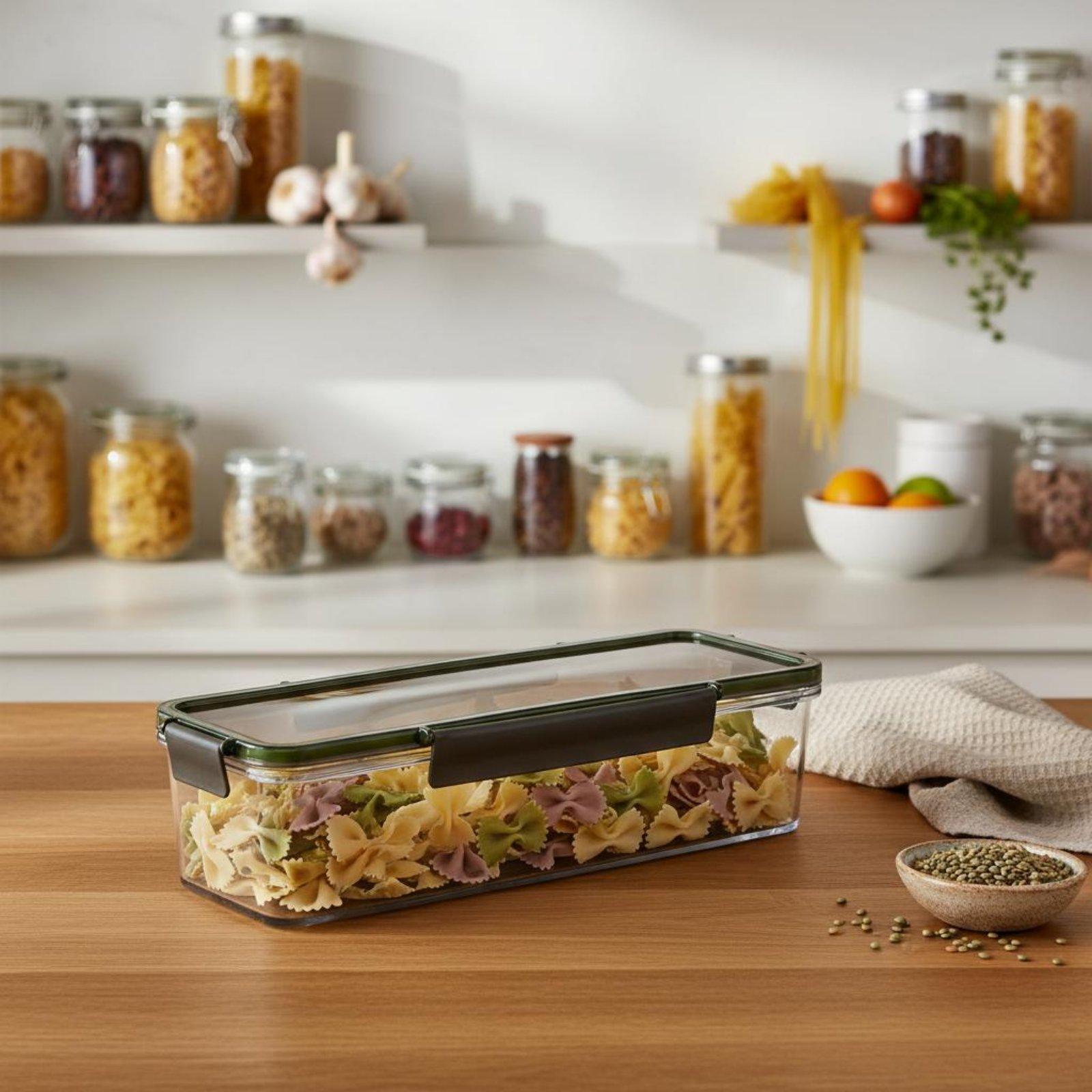 Food Storage Long Term - Küchen-Nudelbehälter mit Silikondichtung für Getreide und