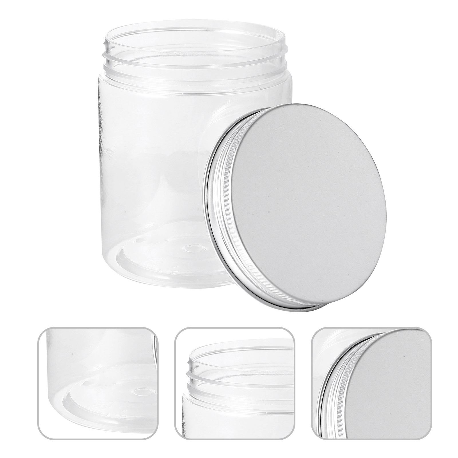 Food Storage Jars - 12 Stück Kunststoff-Aufbewahrungsdosen, luftdichte Behälter für