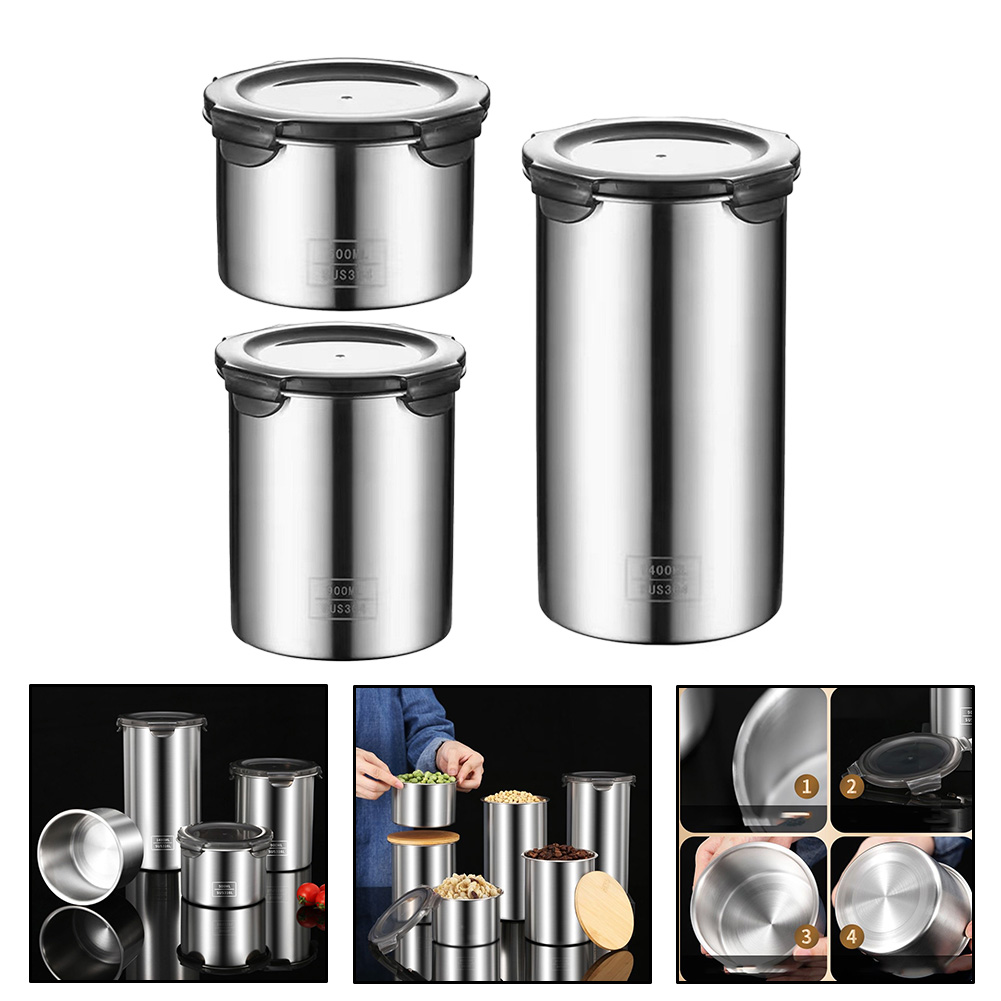 Food Storage Vacuum Containers - 500/900 ml Edelstahl vakuum versiegelte Lebensmittel