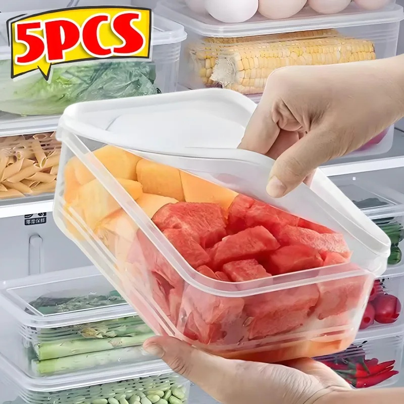 Food Storage Refrigerator - Kühlschrank-Aufbewahrungsbox für Fleisch und Gemüse, Frischhaltebox,
