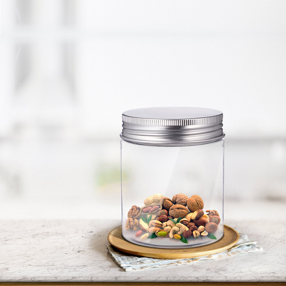 Food Storage Jars - 10 Stück luftdichte Vorratsgläser, transparente Vorratsbehälter