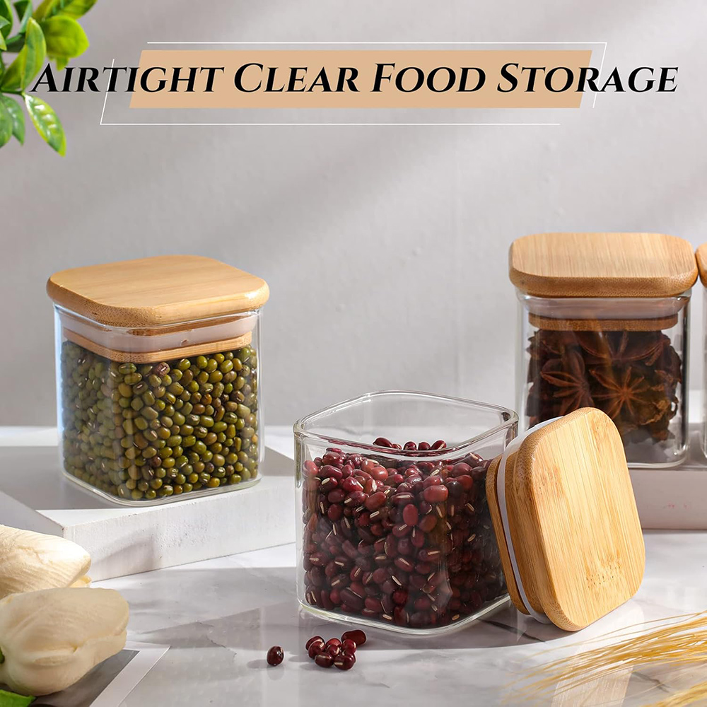 4oz 6Packs Glasgefäße Set mit  – Food Storage Glass Set Bewertung und Preis