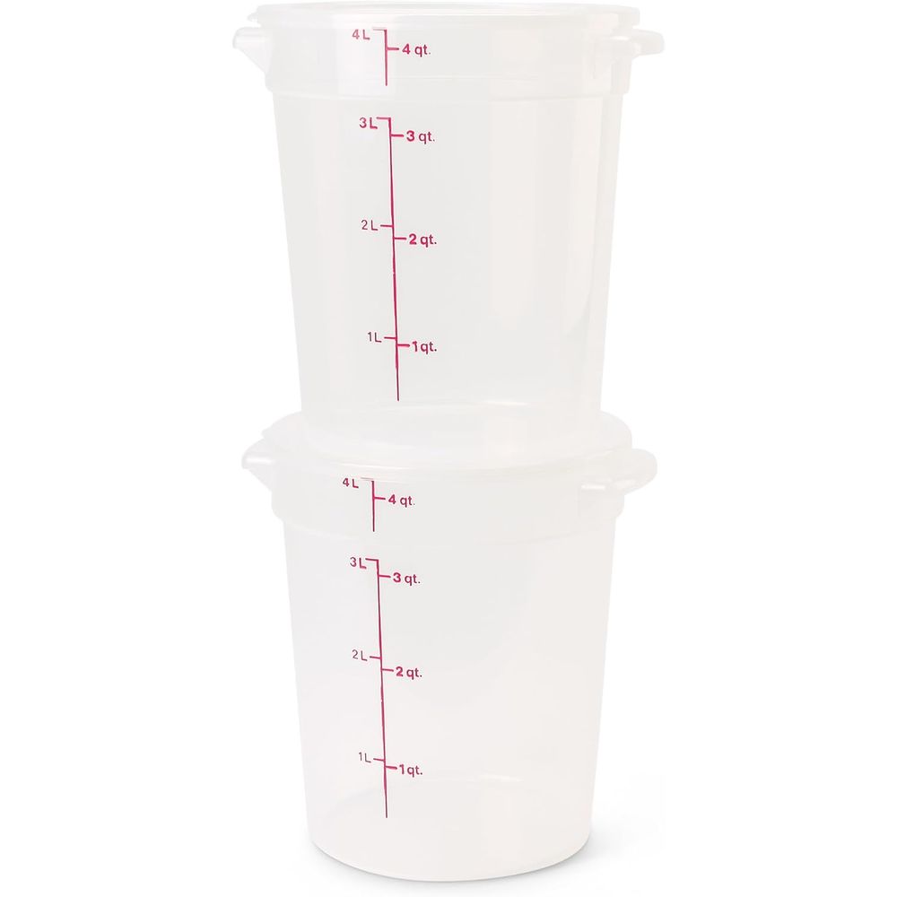 4-Quart BPA-freie Lebensmittel – Food Storage Quart Containers Bewertung und Preis