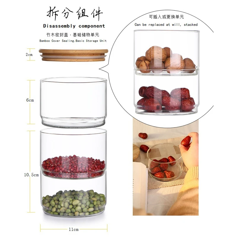 Neues 1200 ml 3-Schicht-Glasbe – Food Storage Glass Set Bewertung und Preis