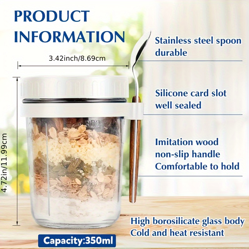 1 Stück/2 Stück Haferflockenbe – Food Storage Glass Bewertung und Preis