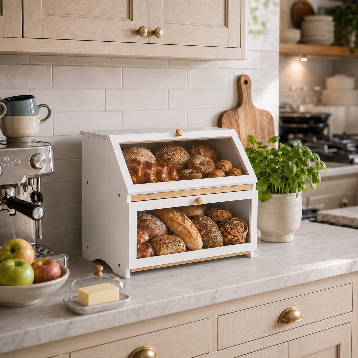 HOMEKOKO Doppelschichtige Brot – Food Storage Freezer Bewertung und Preis
