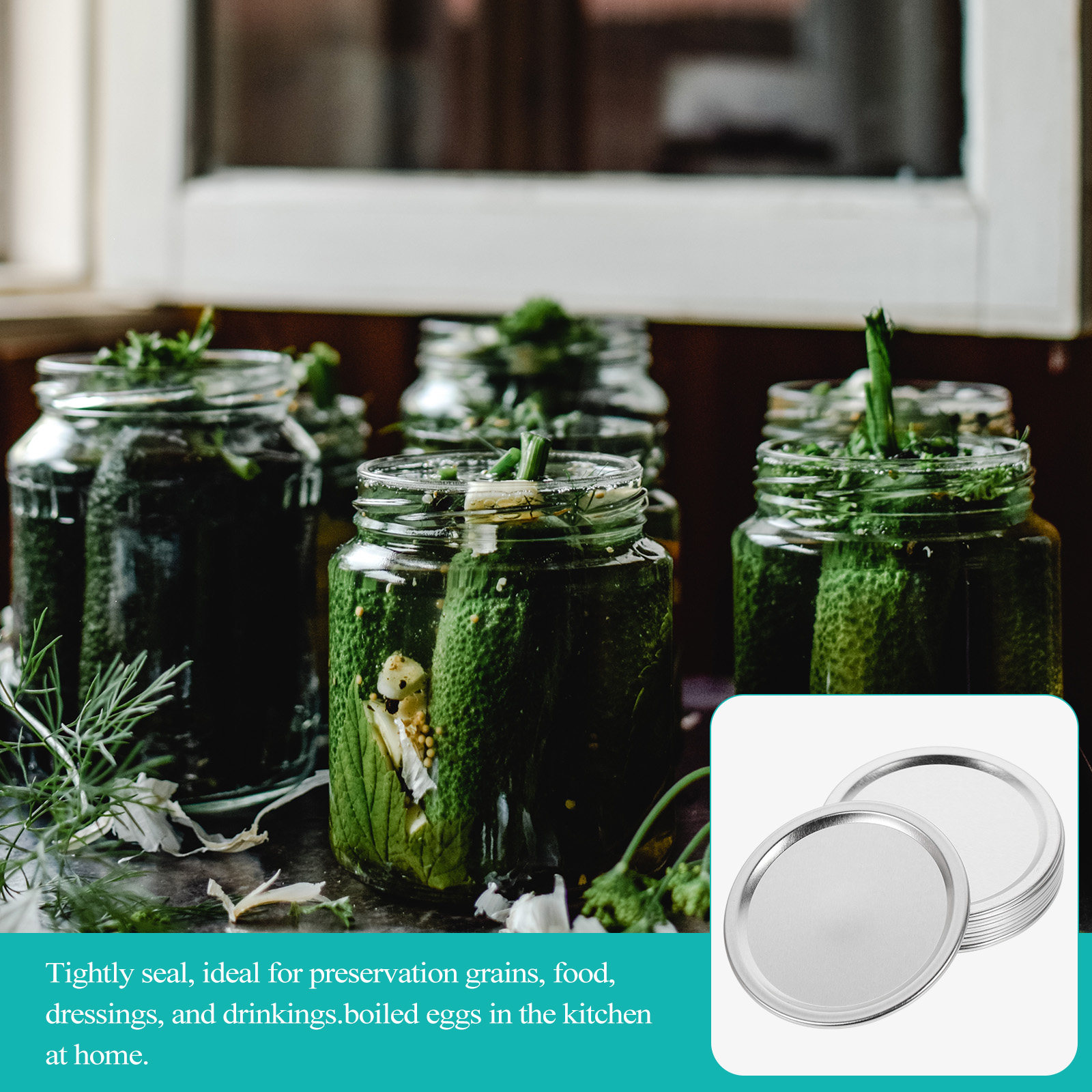 20 Stück Metalldeckel für Gläs – Food Storage Jars Bewertung und Preis