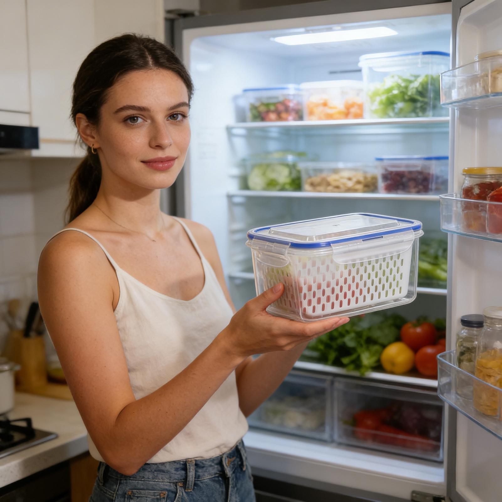 4-in-1-Lebensmittelbehälter, 4 – Food Storage Refrigerator Bewertung und Preis
