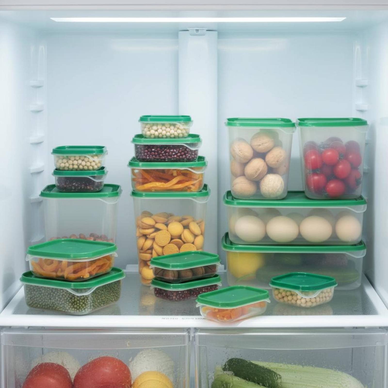 17-teiliges Kühlschrank-Aufbew – Food Storage Refrigerator Bewertung und Preis
