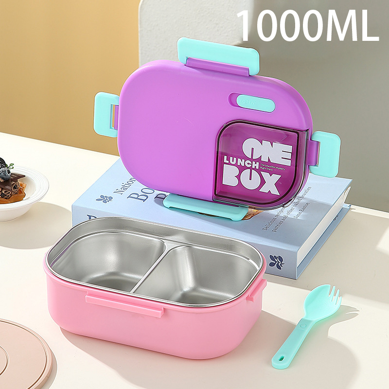 304 Edelstahl-Bento-Box mit Fä – Food Storage With Compartments Bewertung und Preis