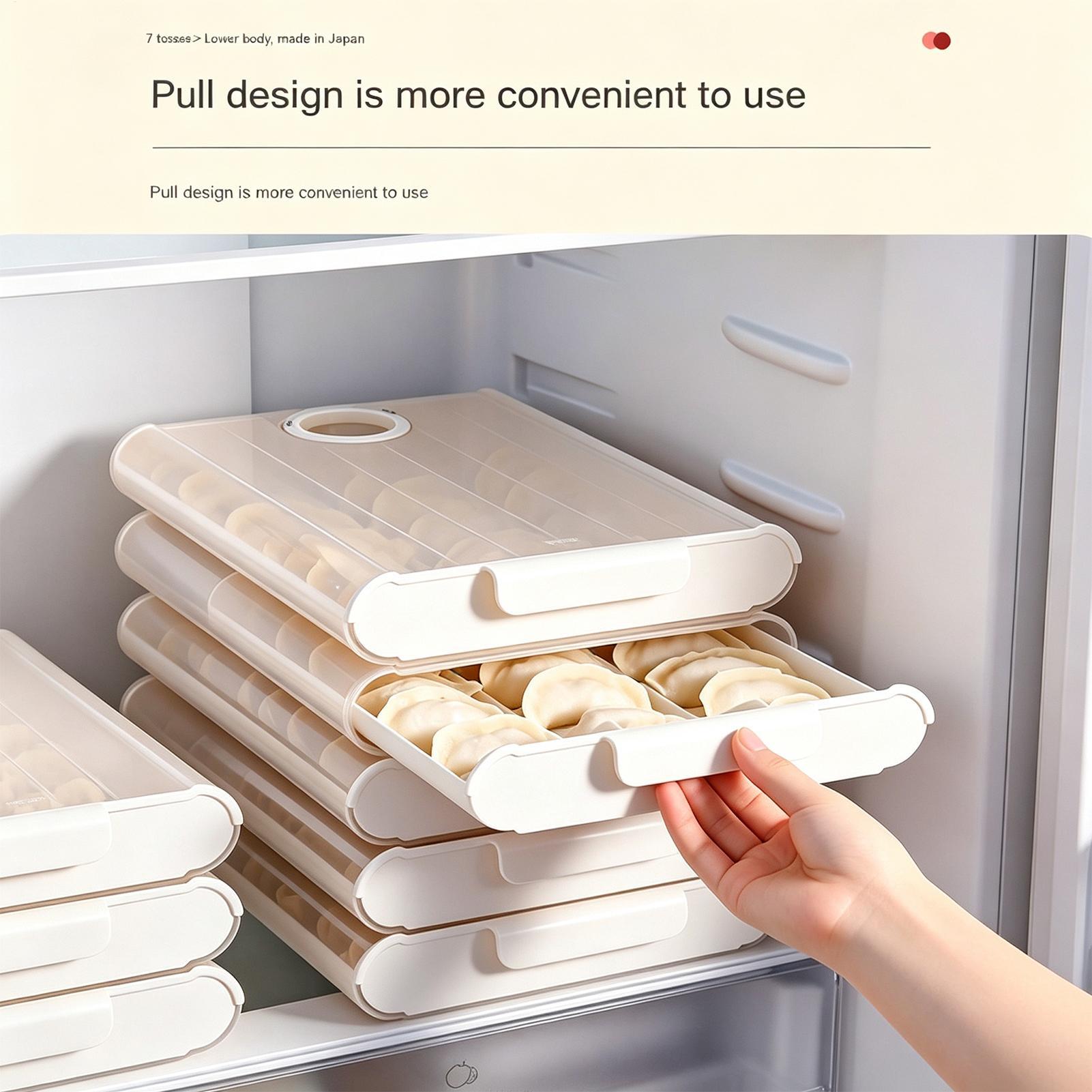 Dumpling-Behälter für den Gefr – Food Storage Freezer Bewertung und Preis