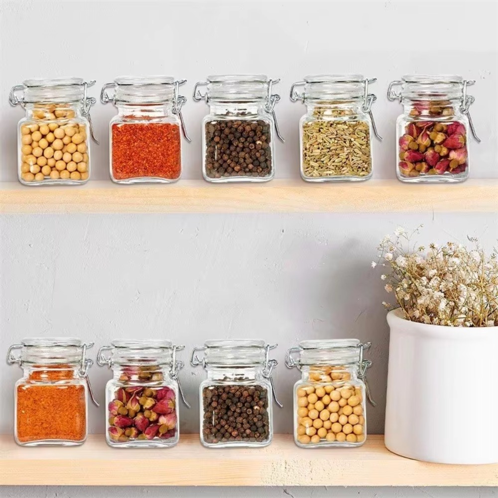 50/100ml Glas-Vorratsglas mit  – Food Storage Glass Set Bewertung und Preis
