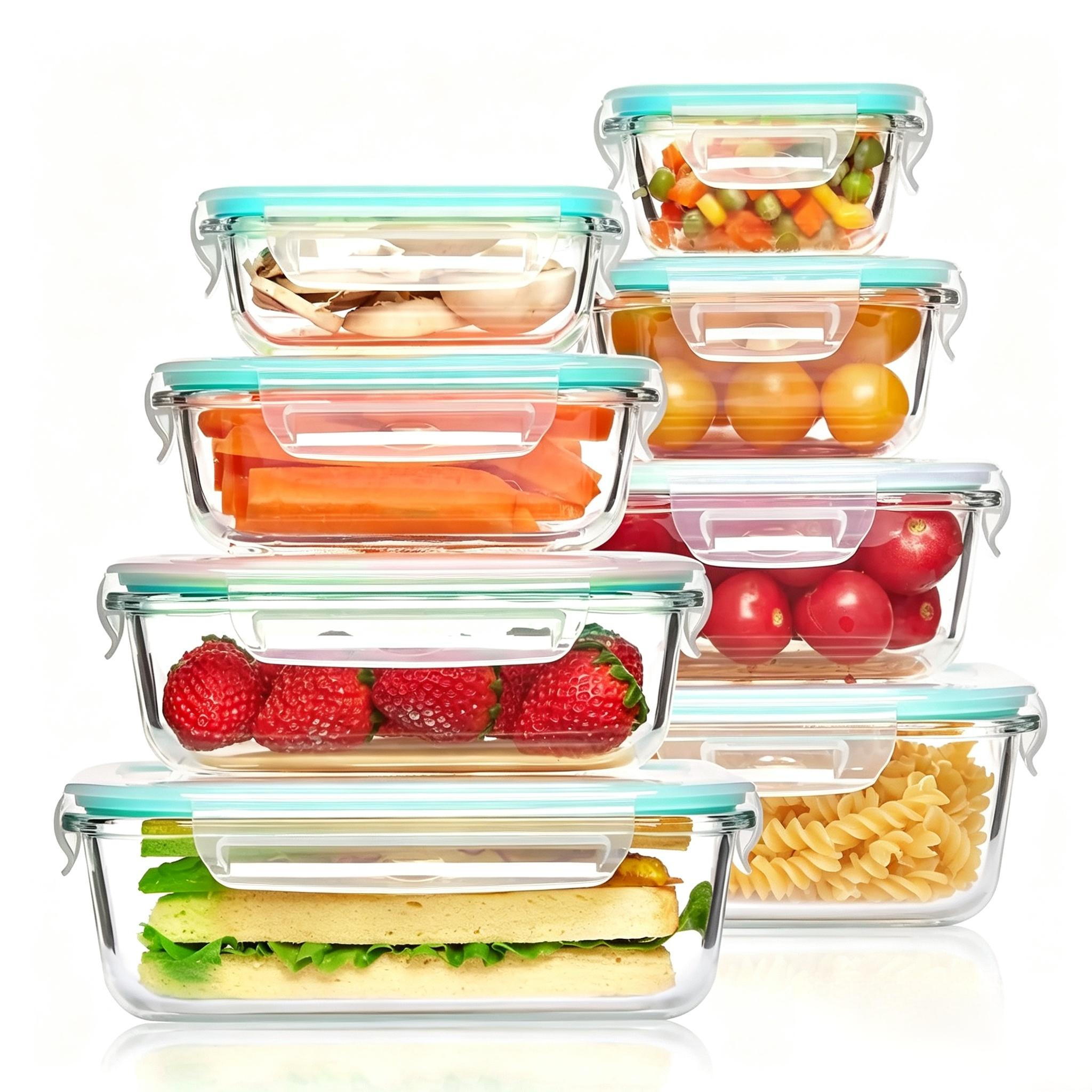 Tragbarer Glas-Lebensmittelbeh – Food Storage Glass Bewertung und Preis