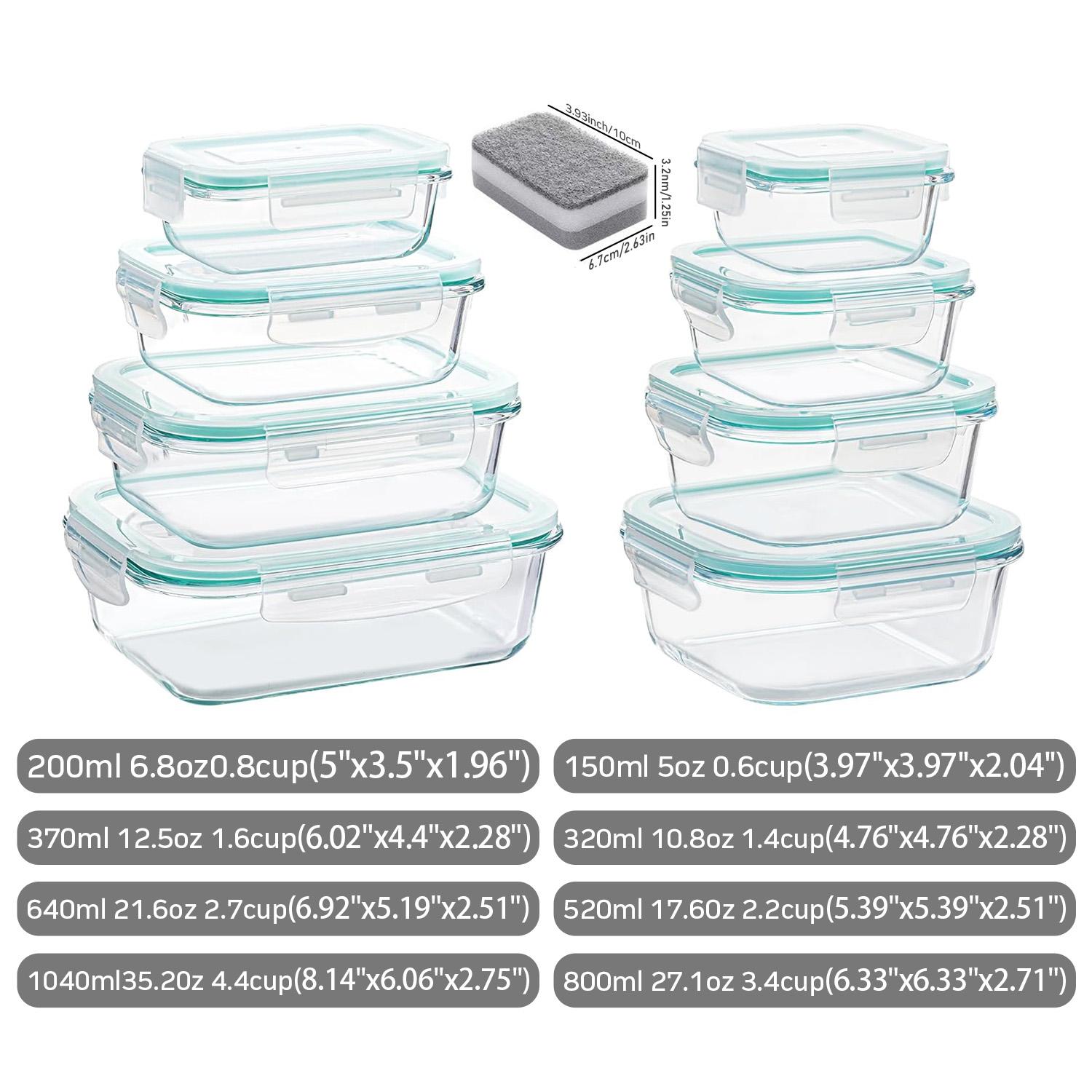 Tragbarer Glas-Lebensmittelbeh – Food Storage Glass Bewertung und Preis
