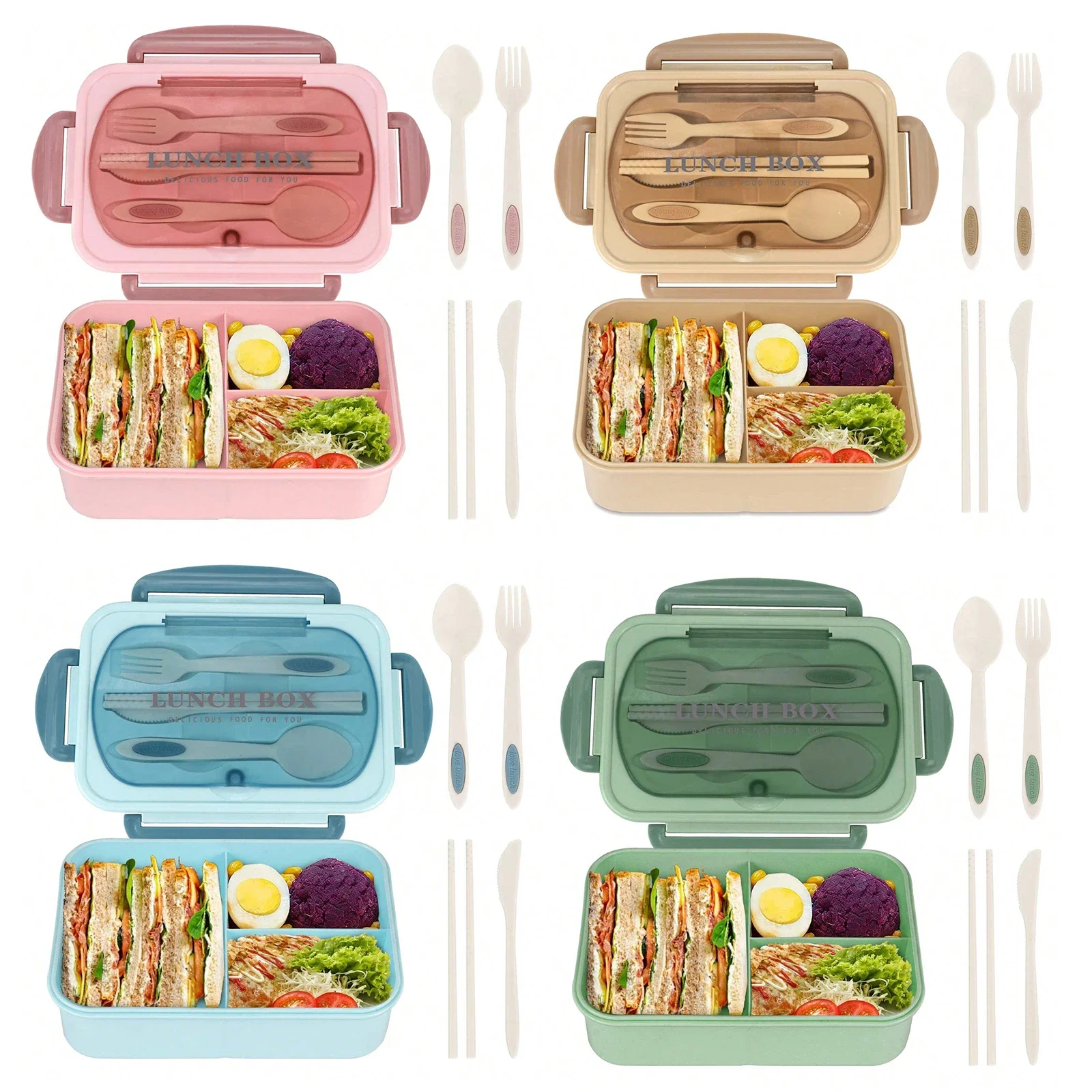 Bento-Box für Erwachsene mit 3 – Food Storage With Compartments Bewertung und Preis