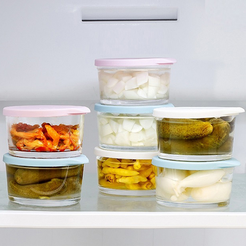 ● Mikrowellengeeigneter Runder – Food Storage Glass Bewertung und Preis