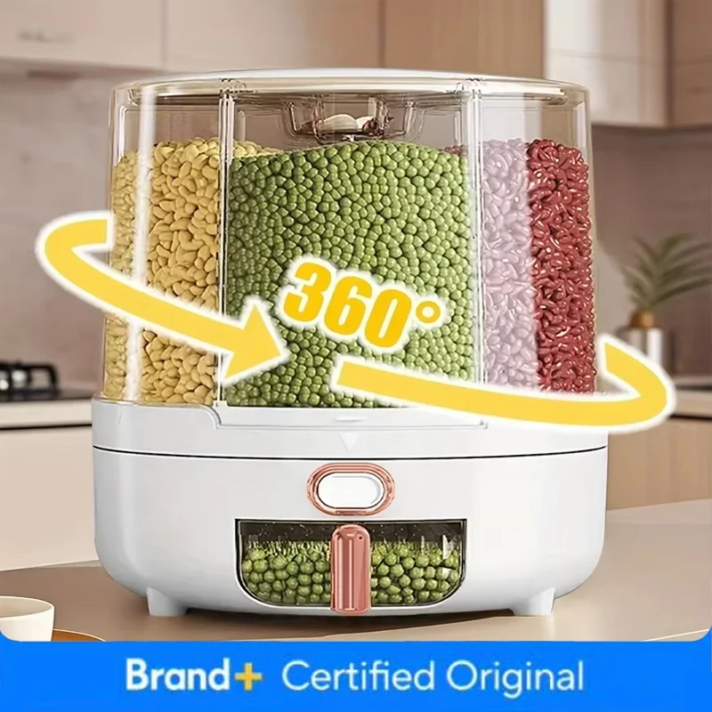 360 mit 6 Fächern °   Rotieren – Food Storage With Compartments Bewertung und Preis