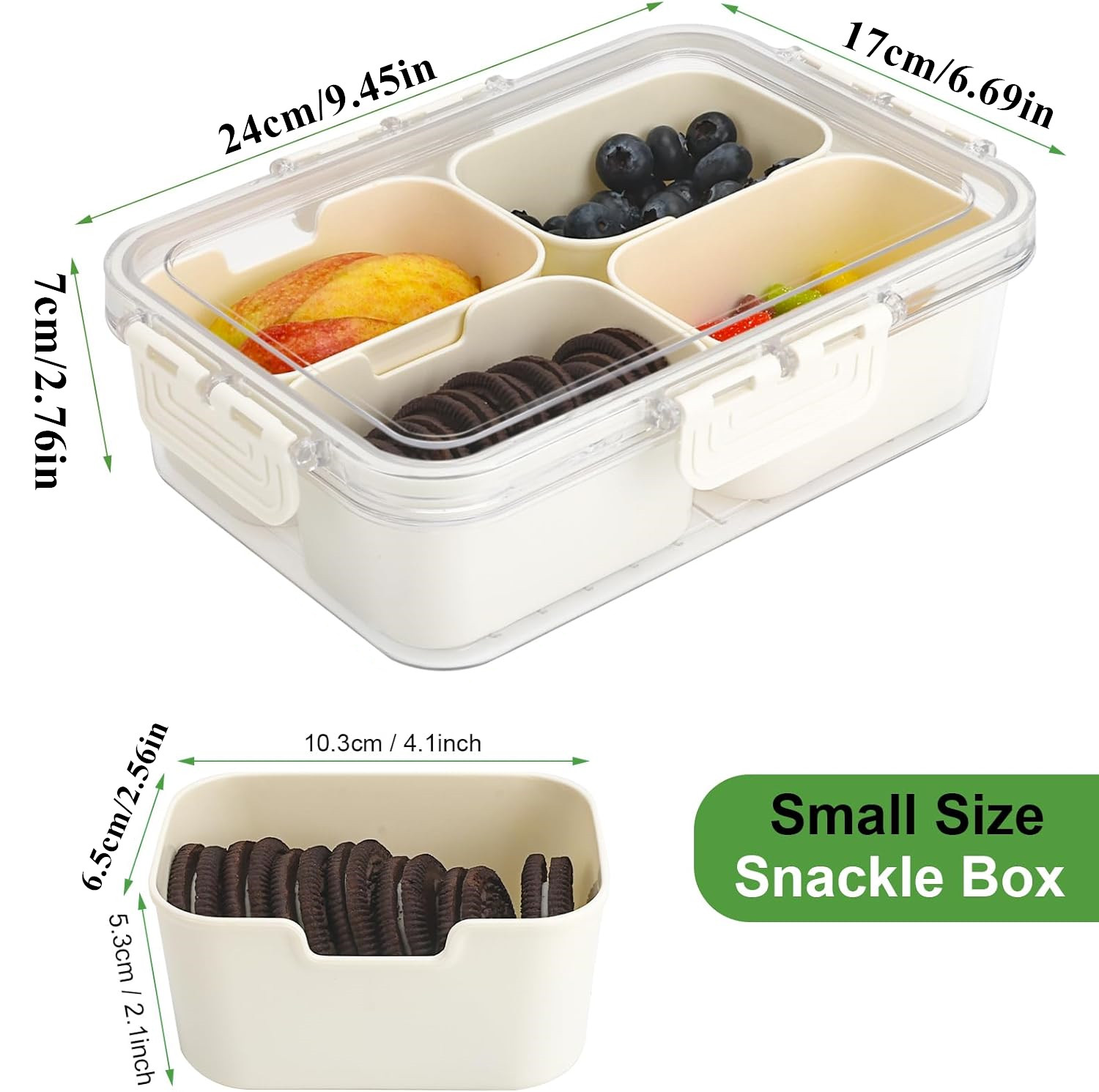 Tragbare Lebensmittel-Aufbewah – Food Storage With Compartments Bewertung und Preis