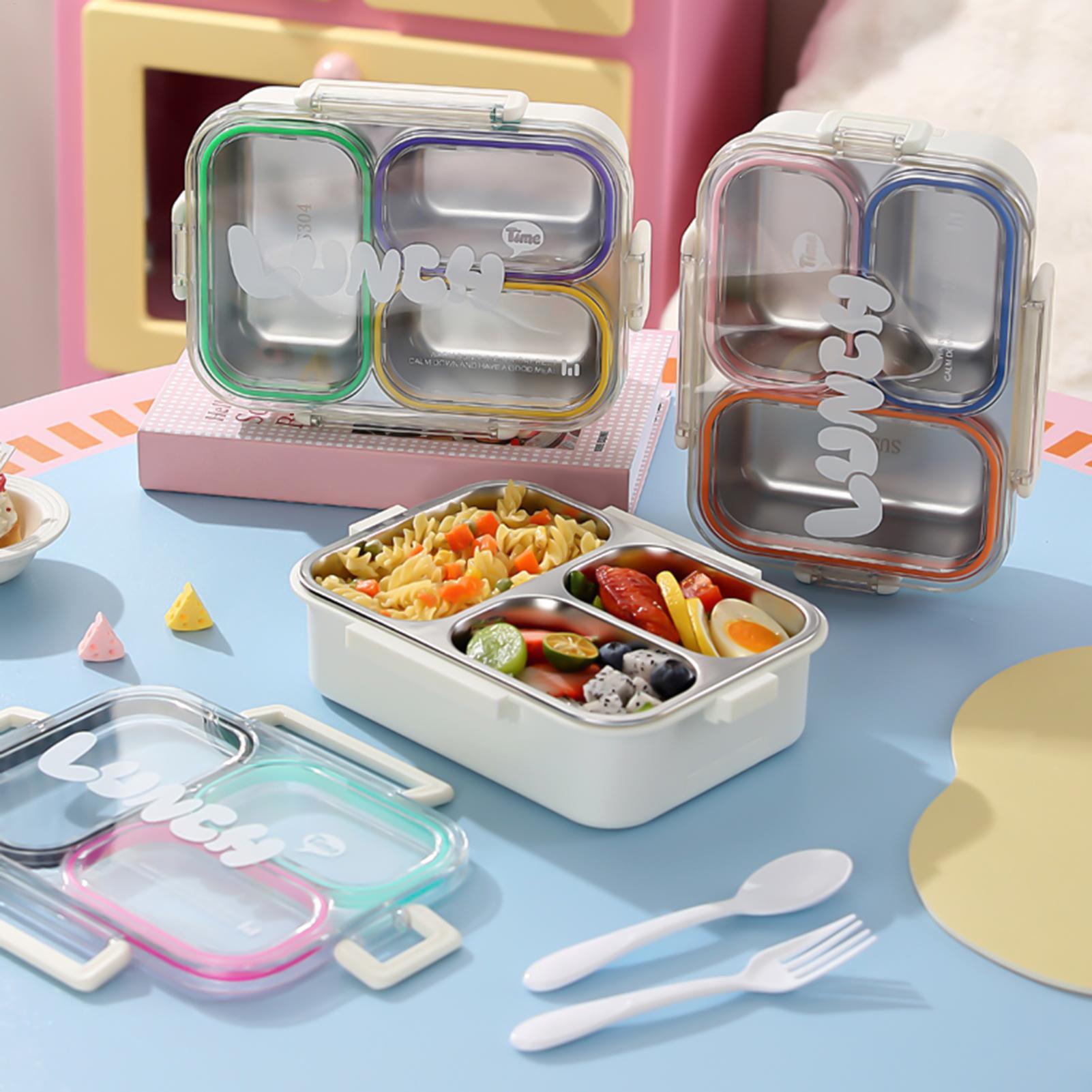 Edelstahl-Lunchbox mit 3 Fäche – Food Storage With Compartments Bewertung und Preis