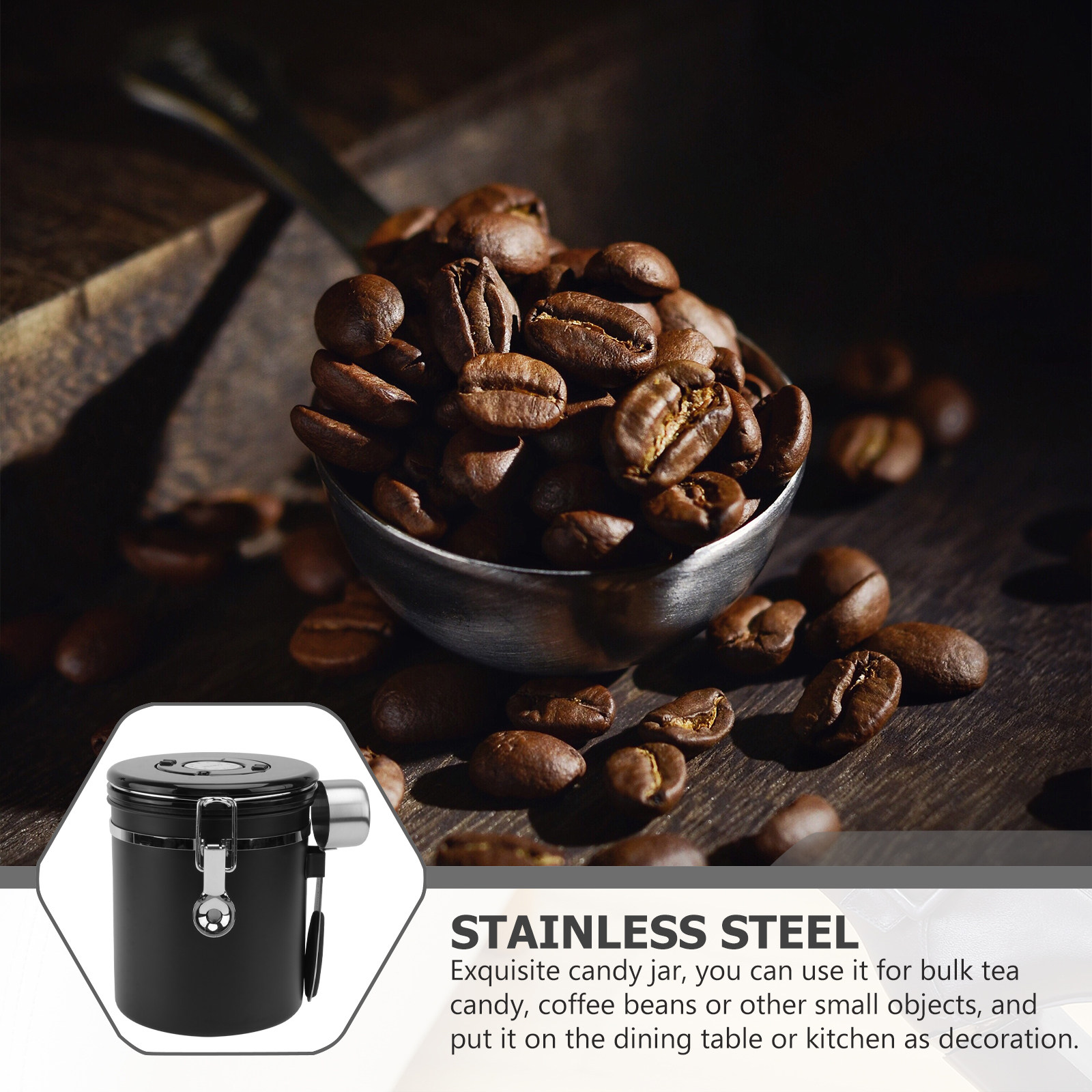 1 Stück Kaffeebohnen-Vorratsdo – Food Storage Jars Bewertung und Preis