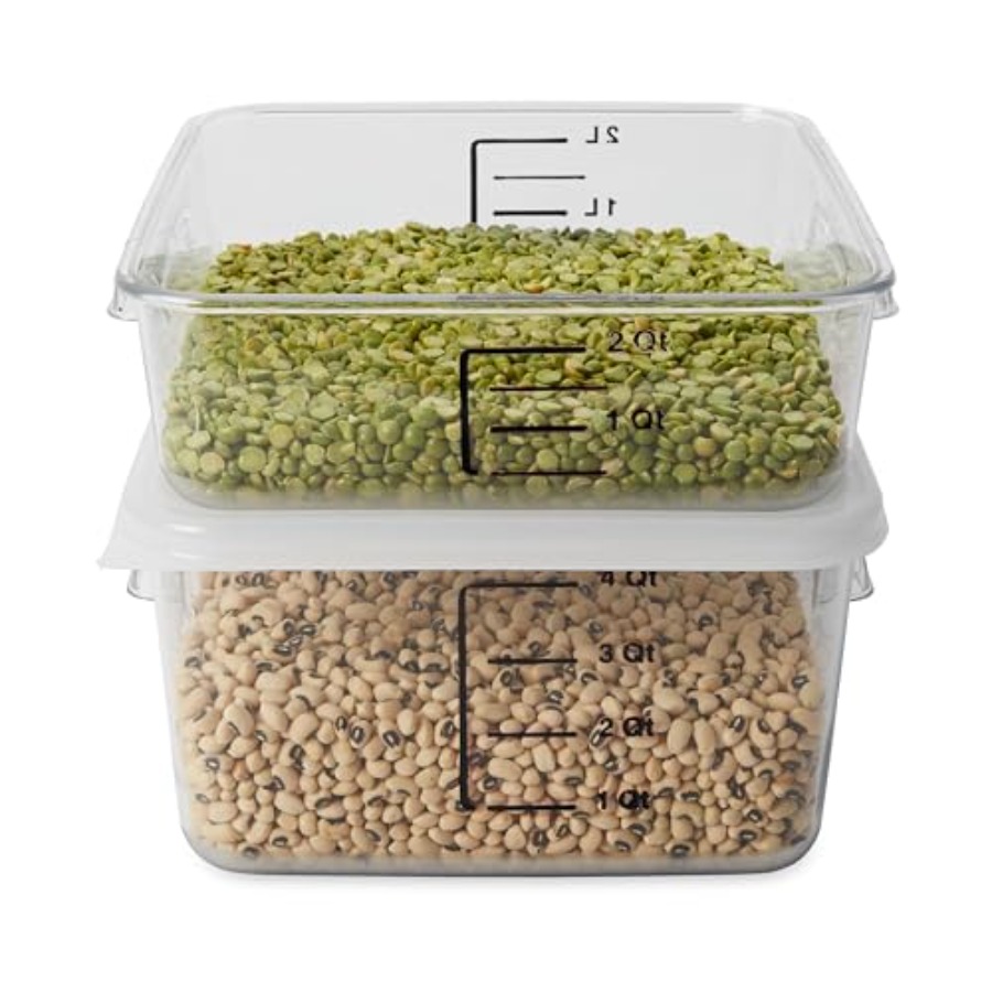 Platzsparender Quadratischer L – Food Storage Quart Containers Bewertung und Preis