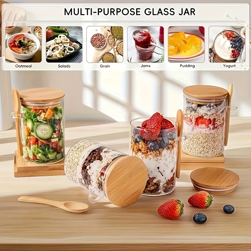 1/2/4/8-teiliges Glasbecher-Se – Food Storage Glass Set Bewertung und Preis