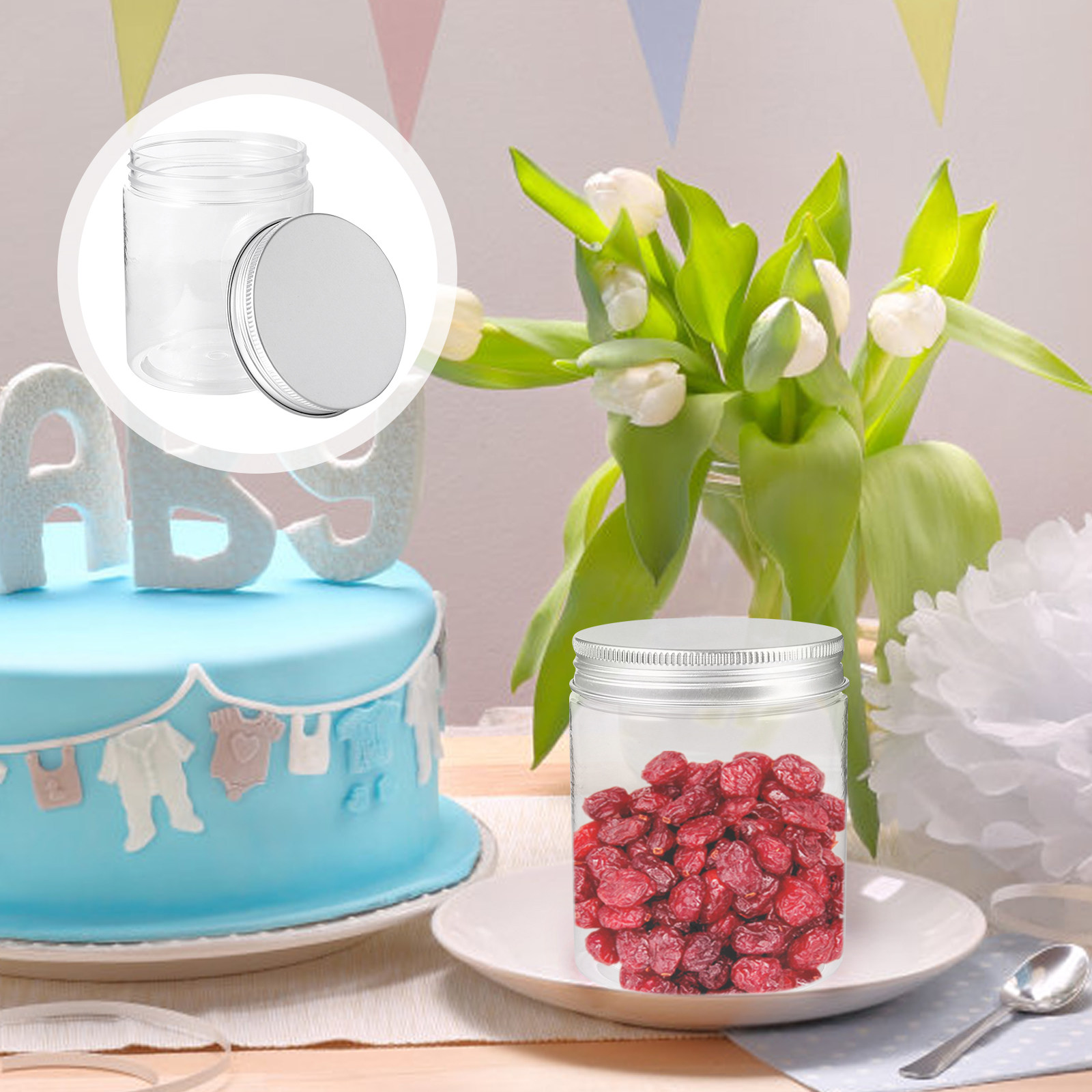 12 Stück Kunststoff-Aufbewahru – Food Storage Jars Bewertung und Preis