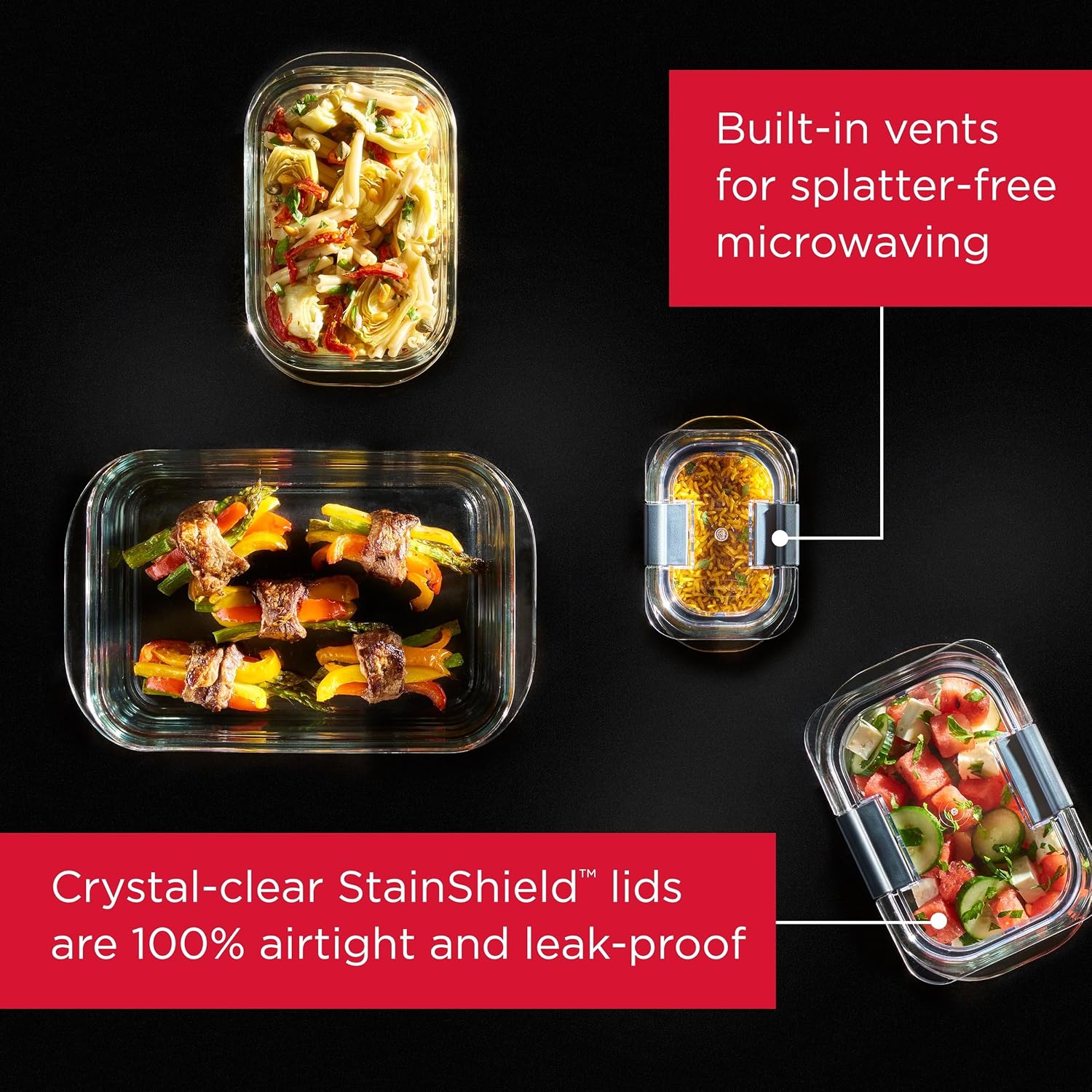 Brilliance Glas-Lebensmittelbe – Food Storage Glass Set Bewertung und Preis