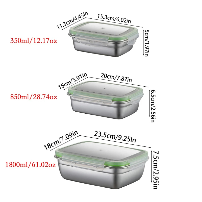 Lunchbox-Set aus Edelstahl 304 – Stainless Lunch Box Bewertung und Preis