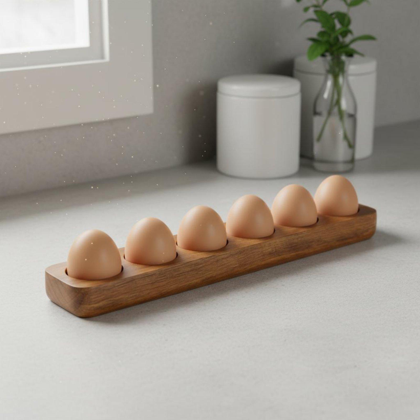 Holz-Eierhalter mit Robuster,  – Food Storage Building Bewertung und Preis