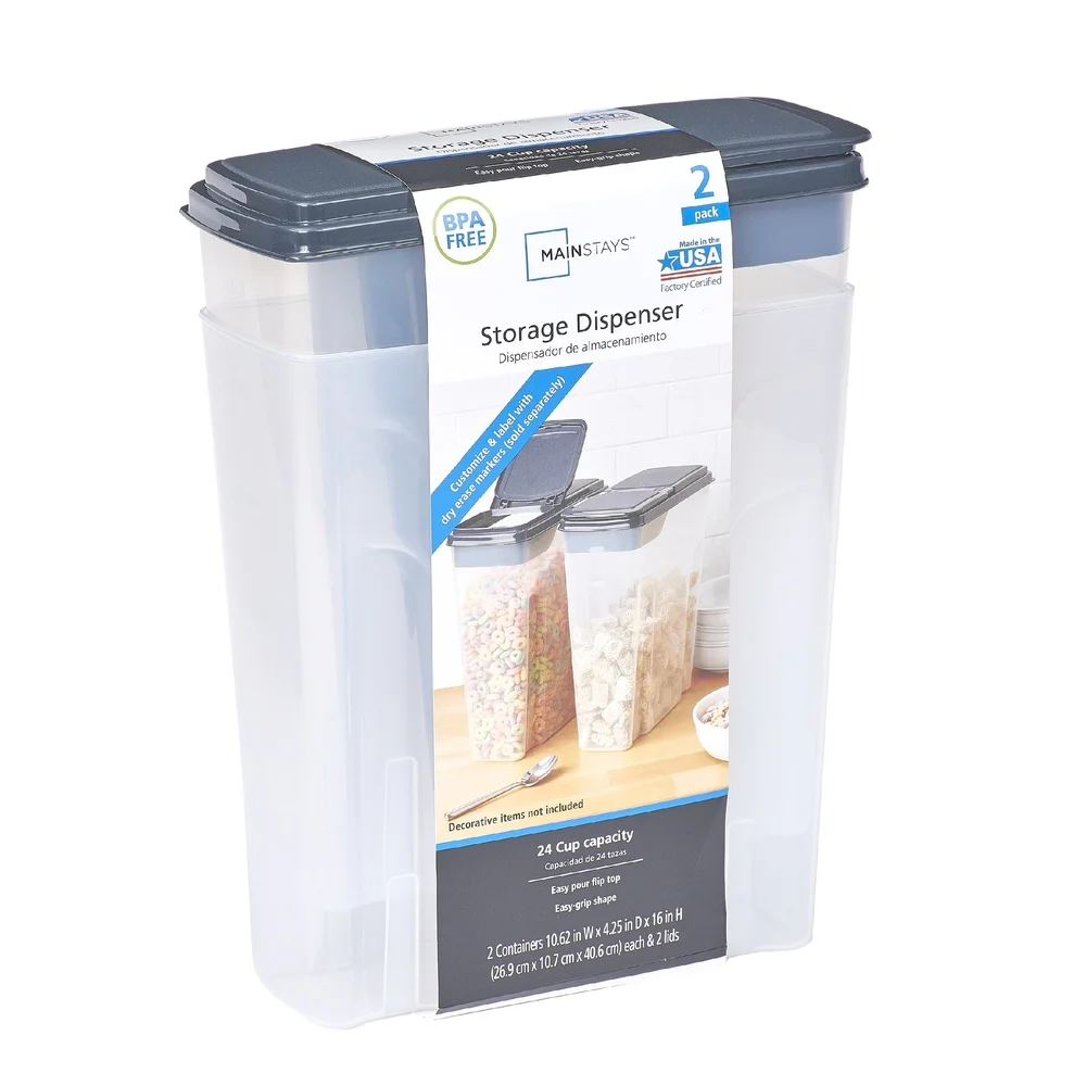 2er-Pack Müsli-Spenderbehälter – Food Storage Quart Containers Bewertung und Preis