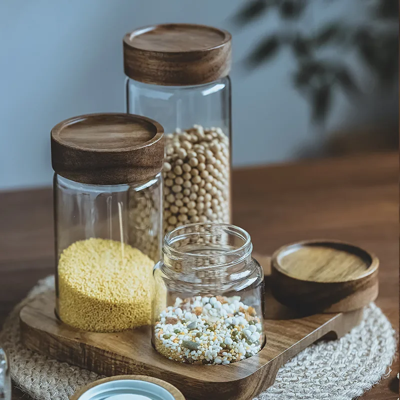 Holzdeckel Orgnizer Glas luftd – Food Storage Glass Set Bewertung und Preis