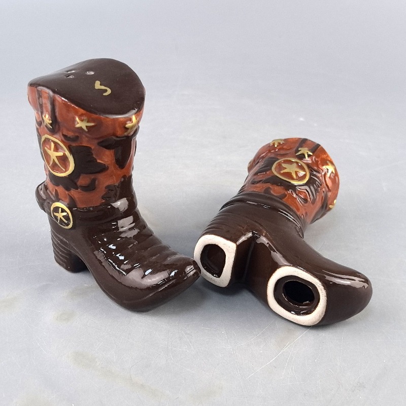 Vintage Stiefel Keramik Gewürz – Food Storage Jars Bewertung und Preis