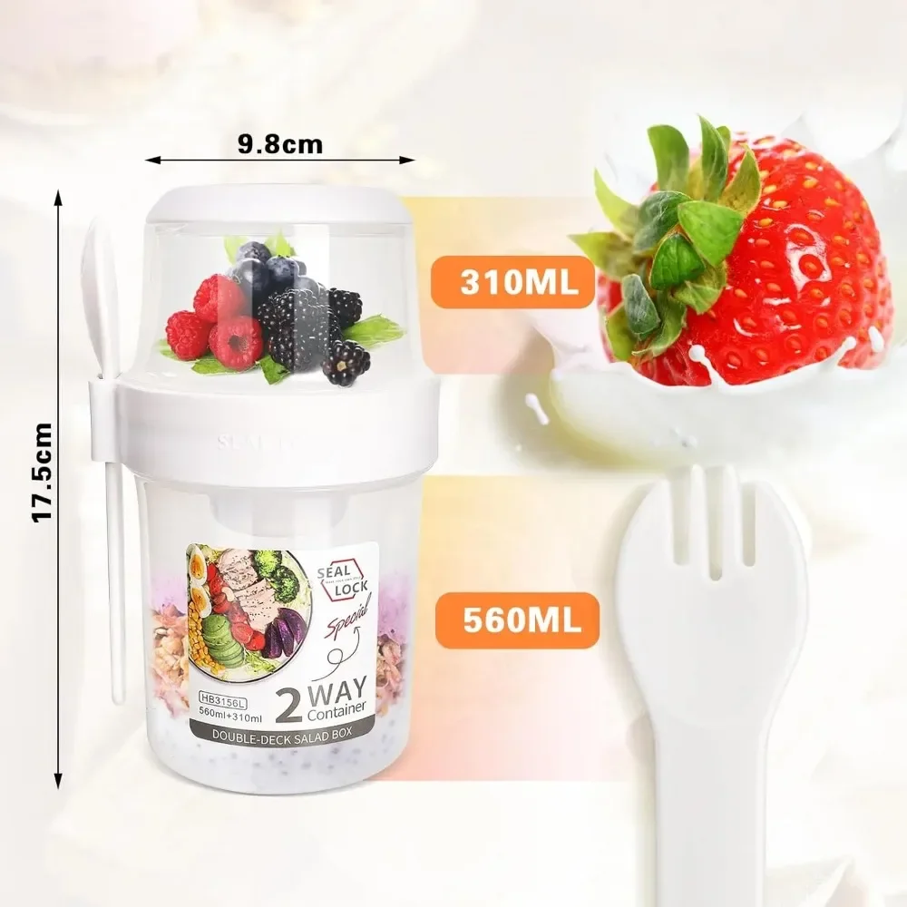 Salatbecher, Frühstückstassen, – Food Storage Kits Bewertung und Preis
