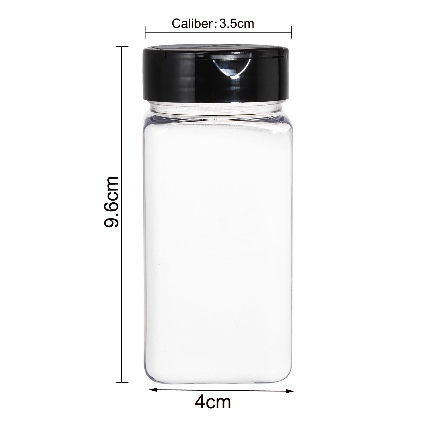 Quadratische Große Kunststoff- – Food Storage Jars Bewertung und Preis