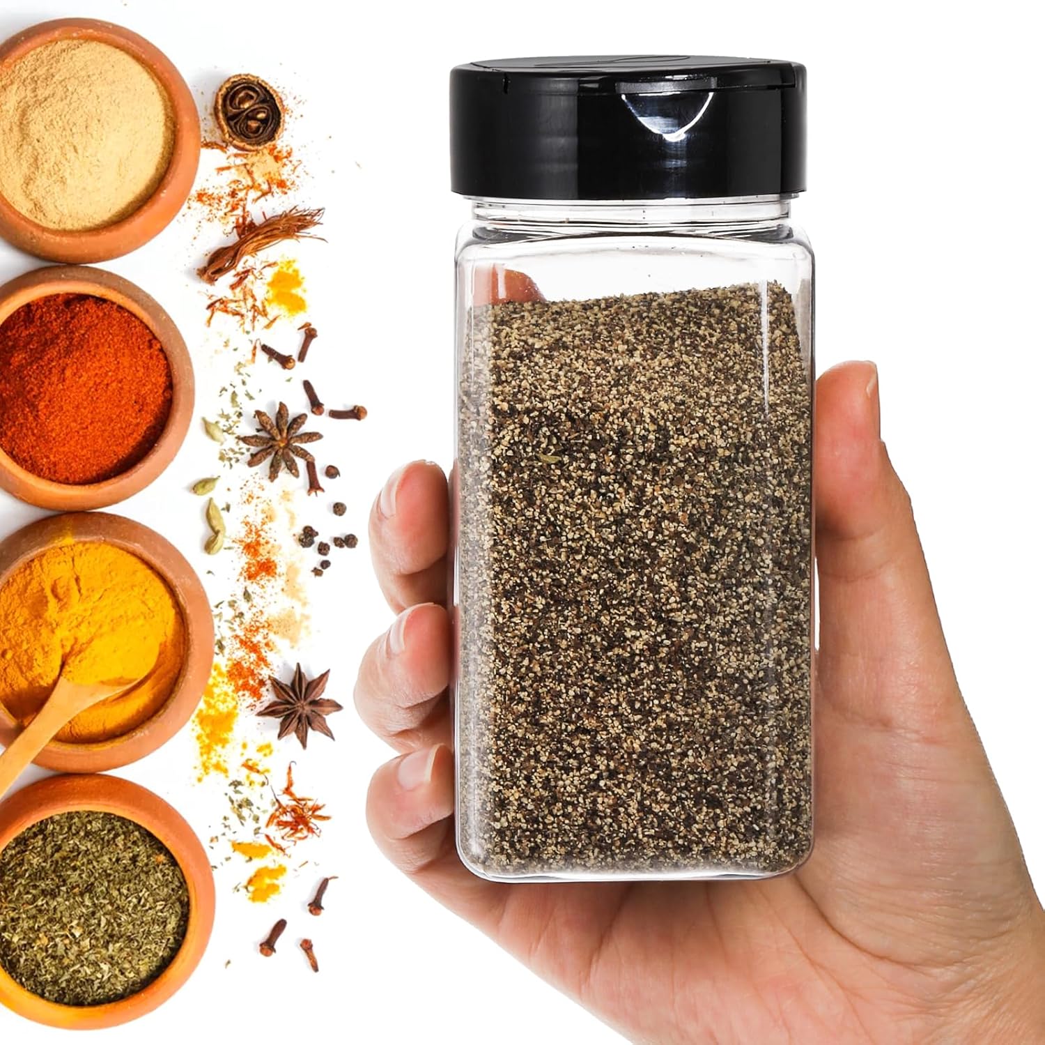 Quadratische Große Kunststoff- – Food Storage Jars Bewertung und Preis